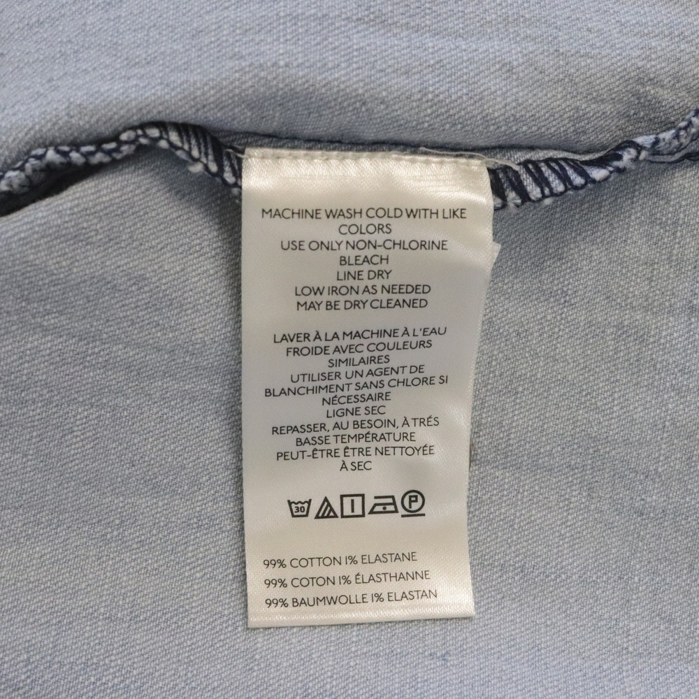 NWT Anthropologie Pilcro Greer Denim Midi Shirtdress Small Light Wash Blue Dress - Picture 11 of 12